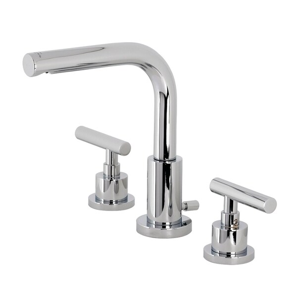 Kingston Brass FSC8951CML Manhattan Widespread Bathroom Faucet W/ Brass Pop-Up, Chrome FSC8951CML - main